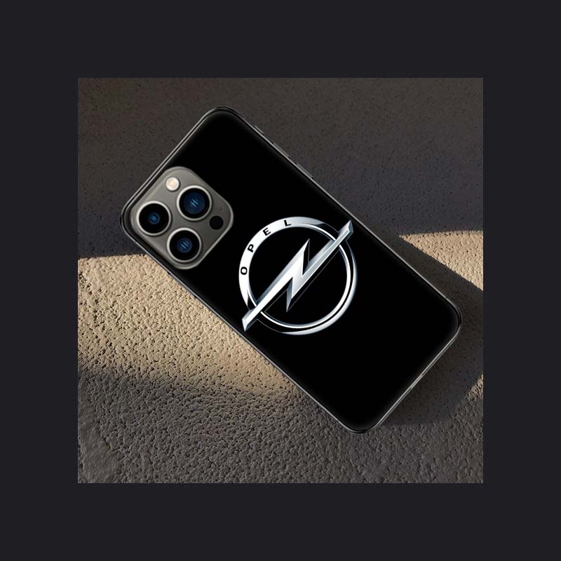 Чехол для телефона с логотипом Opel Astra для Apple iPhone 16 15 Plus 13 12 Mini 16E 11 14 Pro Max X XS XR 8 7 SE 2020 Защитный корпус Силикон