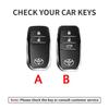 Кожаный чехол-брелок для автомобильного ключа для Toyota RAV4 Crown Hilux Fortuner Yaris Prius Corolla Camry Land Cruiser Avensis Verso Prado C
