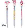 Sanrio Figure Ballpoint Pen 3-piece Set My Melody, Random Delivery, 3 Sets
