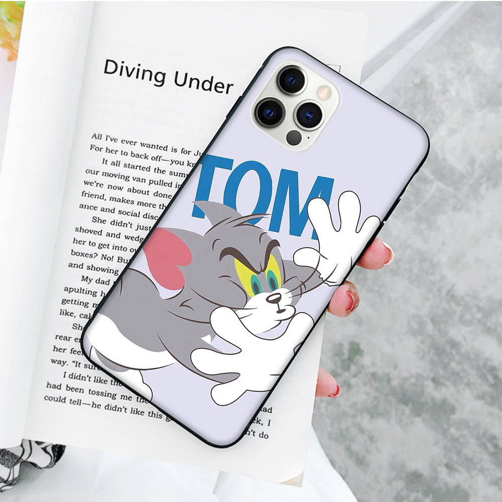 Мягкий чехол JT47 Cat Tom and Mouse Jerry для OPPO Reno 8 6 5 4 Pro Plus Find X3 A17 A3 A31 A38 A40 A53 A54 A55 A74 A76 A78 A77 A80 A94 A95 A96 Lite