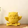 3D-печатная фигурка совы Милая сова на ветке дерева Статуэтка Мини-животное леса Украшение для дома Офиса Стола Полки Телевизора Книжной полки
