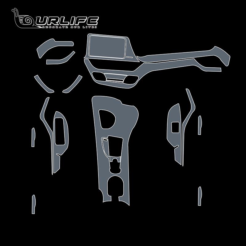 Пленка TPU Прозрачная наклейка Центральная консоль Защитный чехол для Toyota CHR XA10 2018