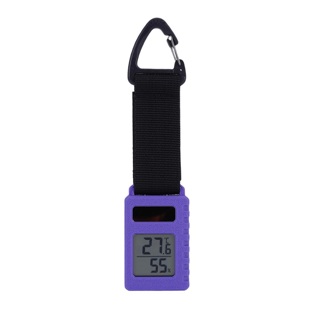 3D Printing 30g Ultra-Light Digital Thermometer with Carabiner Clip Multi-Purpose Temperature Monitor for Camping Hiking Travel