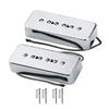 FLEOR Alnico 5 Single Coil Pickups Soapbar Хромированный P90 Комплект звукоснимателей для грифа и бриджа