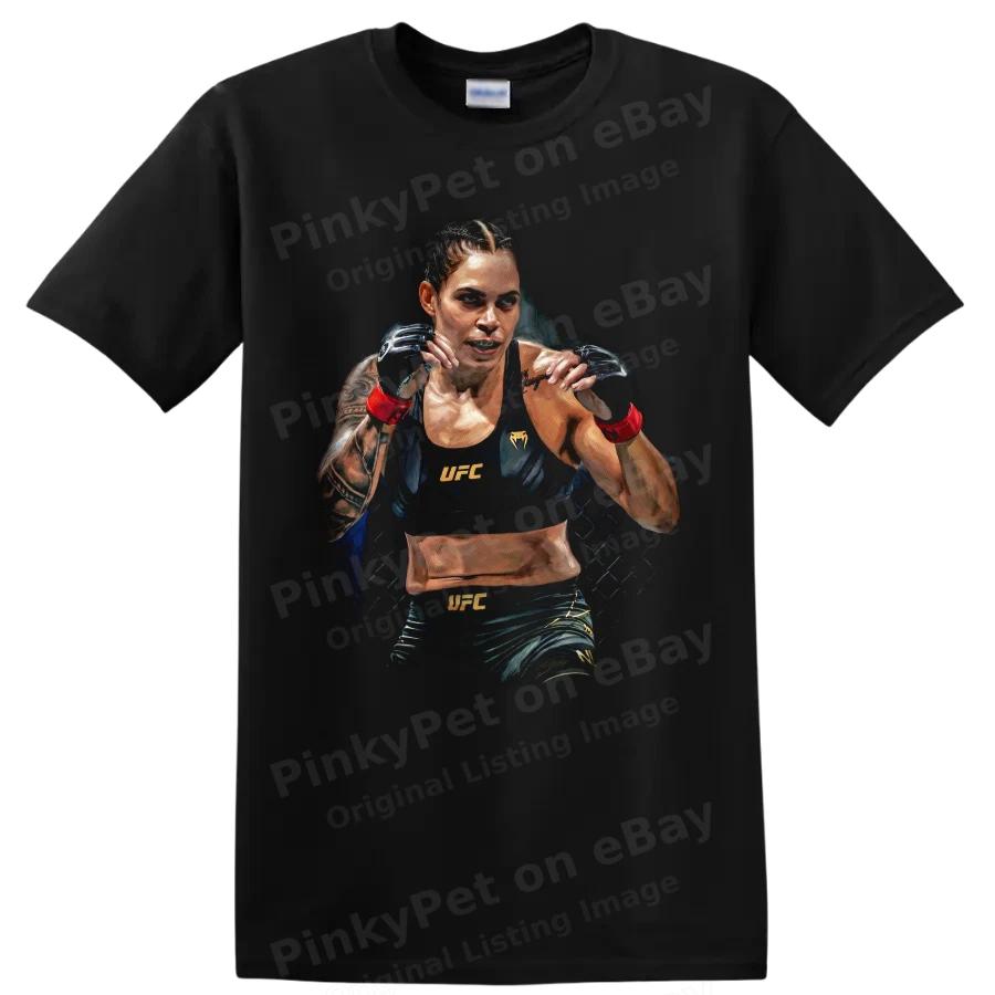 Amanda Nunes MMA Fighter Lioness Cage Fight T Shirt Combat Sports Graphic Tee