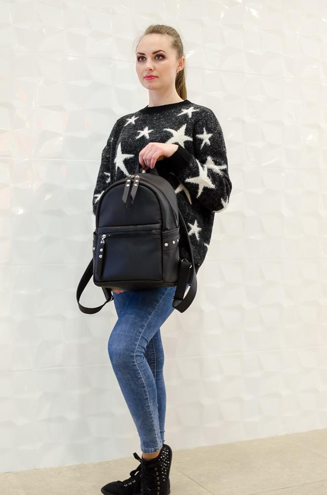 Женский рюкзак Sambag Dali BPTe Черный (15378001e)