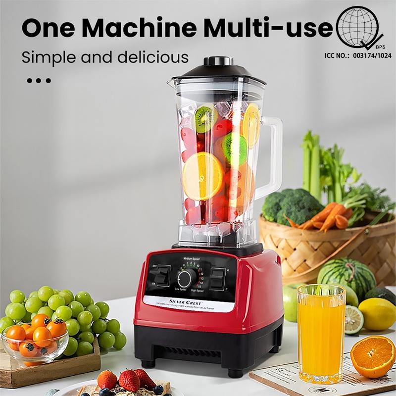 OUTDOORMORE Мощный блендер 2,5 л 3-в-1 Соковыжималка для фруктов и овощей Высокая мощность