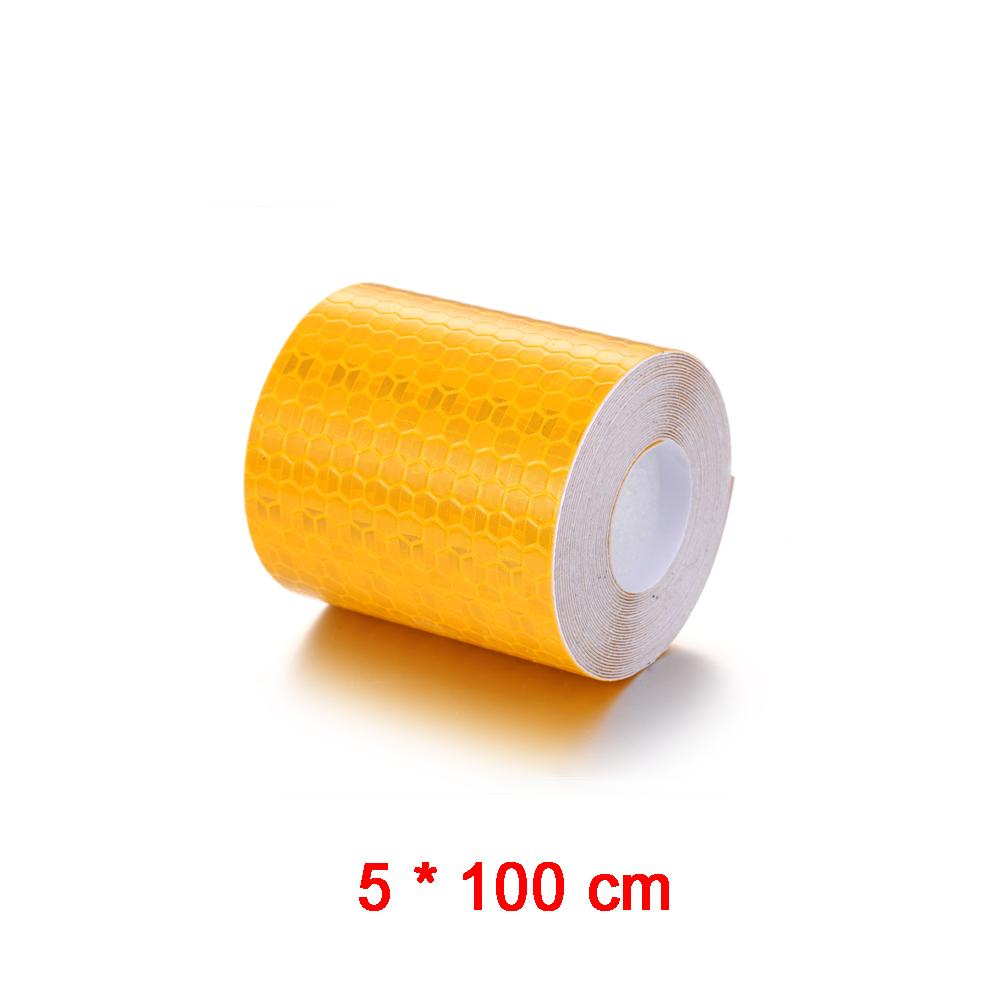5cm 1/3/5/10M/20M 1PC Warning Light Reflector Protective Sticker Reflective Film Car Reflective Safety Strip Stickers