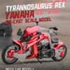 1:12 Scale Tyrannosaurus Rex V-REX Alloy Racing Motorcycles Model, with Simulation Street Motorcycle Model Collection