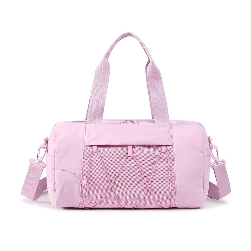 Luggage Bag Large Capacity Foldable Storage Bag Solid Color Water-Repellent Travel Bag