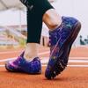 Mandarin Duck Nail Shoes Track and Field Sprint Men's Professional Nail Shoes Women's Medium and Long Running Long Jump Shoes Middle School College En