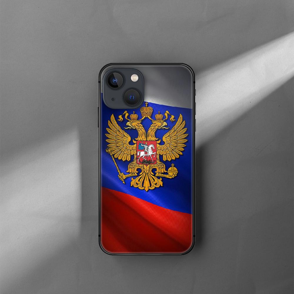 Чехол для телефона с флагом России для iPhone Samsung Galaxy Redmi Xiaomi Oppo OnePlus Note SA 7 8 9 10 11 12 13 14 20 21 22 23 53 54 Pro Max Plus Ultra TPU Soft