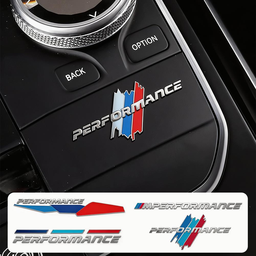3Pcs M Performance Car 3D Metal Sticker Interior Decal Accessories For BMW G80 G06 G07 G42 G14 G15 G16 F82 F20 F21 F83 M2 M3 M4 pd2