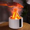 Flame Aroma Diffuser Flame Aromatherapy Humidifier 250ml Water Shortage Protection for Office Decor Desktop Home Room SPA Gym