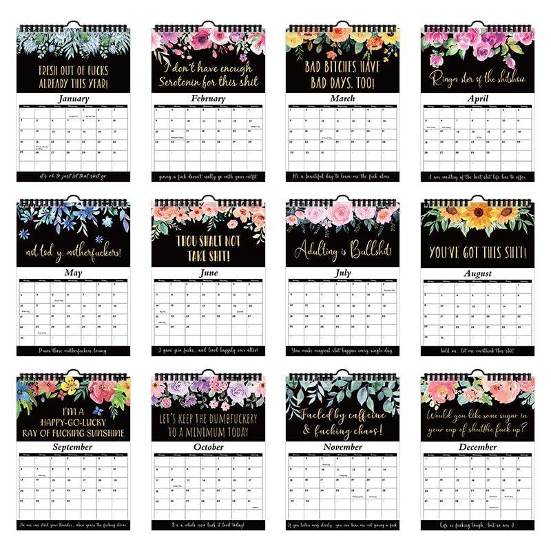 2026 Calendar For Tired Women Home Office Wall Calendar Fun Schedule Management Thick Paper Calendar