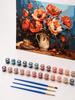 Paint by Numbers with Frame Pictures for Painting - Colorful Poppies 50X40