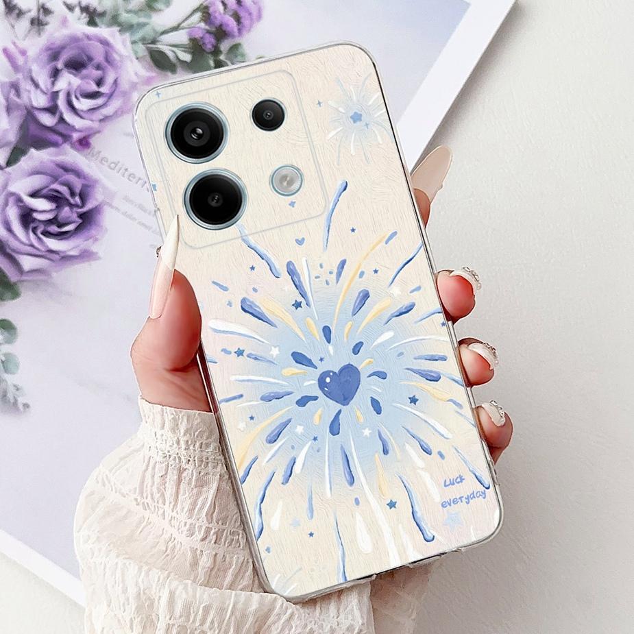 Чехол для Xiaomi Redmi Note 13 4G Note13 Pro Новая Мода Расписной Чехол Мягкий Силиконовый Чехол для Телефона Для Redmi Note 13 Pro Plus Fundas