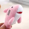 12CM Aquarium Small Shark Plush Doll Bag Decorated with Cute Claw Doll Shark Doll Backpack Keychain Cartoon Key Chain Pendant