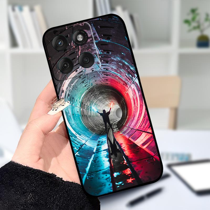 Для Motorola Edge 60 Fusion Мягкий чехол XT2503-4 Милый мультяшный силиконовый TPU чехол для телефона Для Moto Edge 60Fusion 5G Защитный Fundas