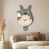 Creative Totoro Wall Clock New Clock Simple Modern Clock Wall Hanging Atmosphere Living Room Hanging Watch