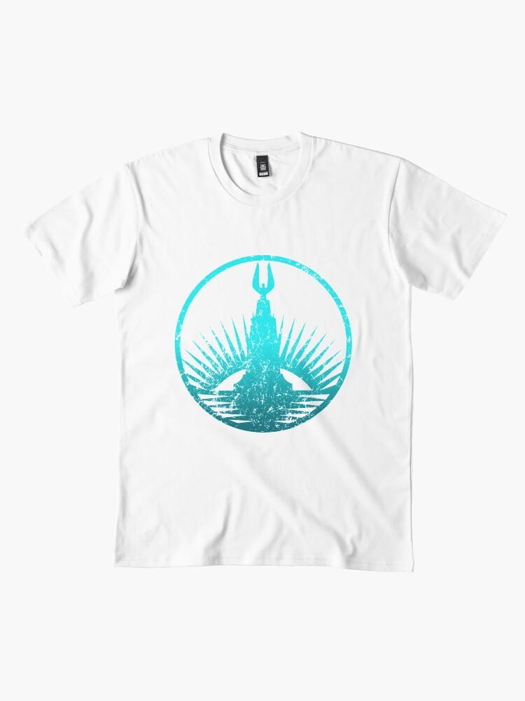 BioShock Bioshock Rapture Teal Faded Premium T-Shirt