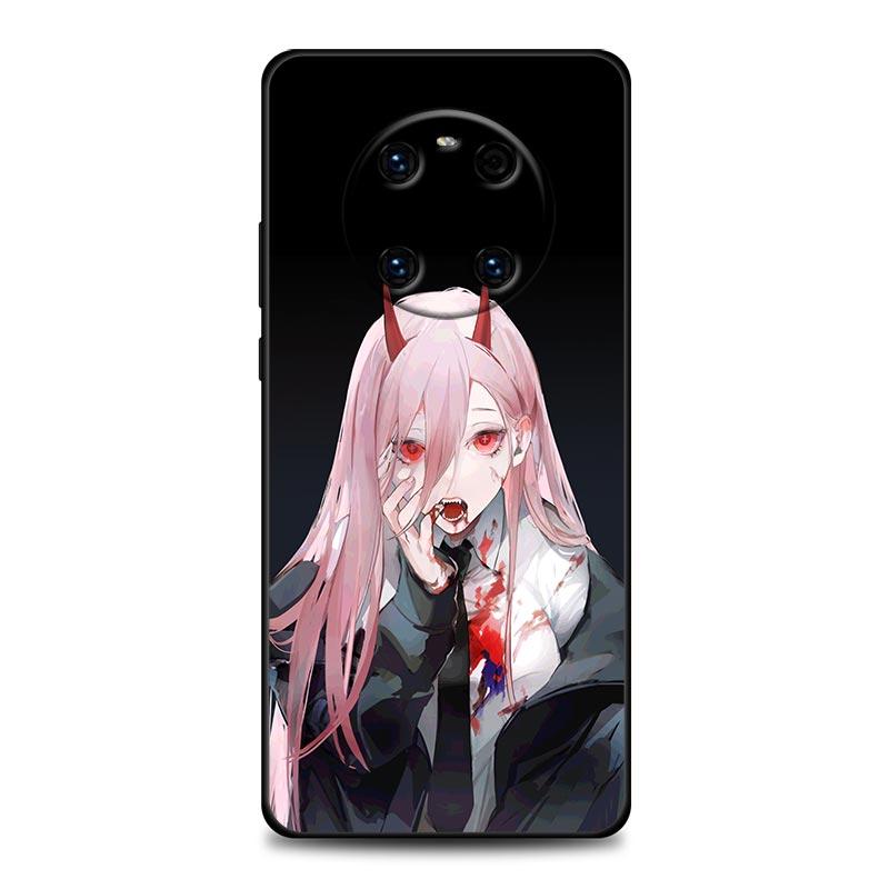 Чехол для телефона ChainSaw Man Girl Anime для Huawei Mate 10 20 40 40Rs Y6 Y7 Y7a Y8s Y8p Y9a Enjoy 20e 2019 Lite Pro Plus черный чехол