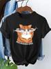 2026 Gothic Retro Funny Cat Harajuku 90s Unisex T Shirt Cartoon Graphic Ladies Tshirt Casual Unisex Shirt Tee Shirt Tops