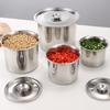 Portable Stainless Steel Flavor Cup 201 Stainless Steel Stainless Steel Box Seasoning Tank
