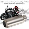 38-51 мм универсальный мотоцикл выхлопной трубы хвост ремонт глушитель подходит для мотоциклов ATV
