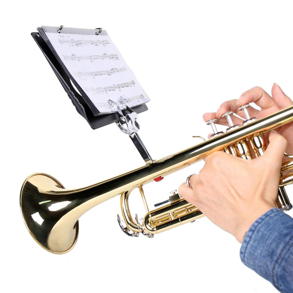 Universal Brass Band Marching Music Stand Clip for Wind Instruments