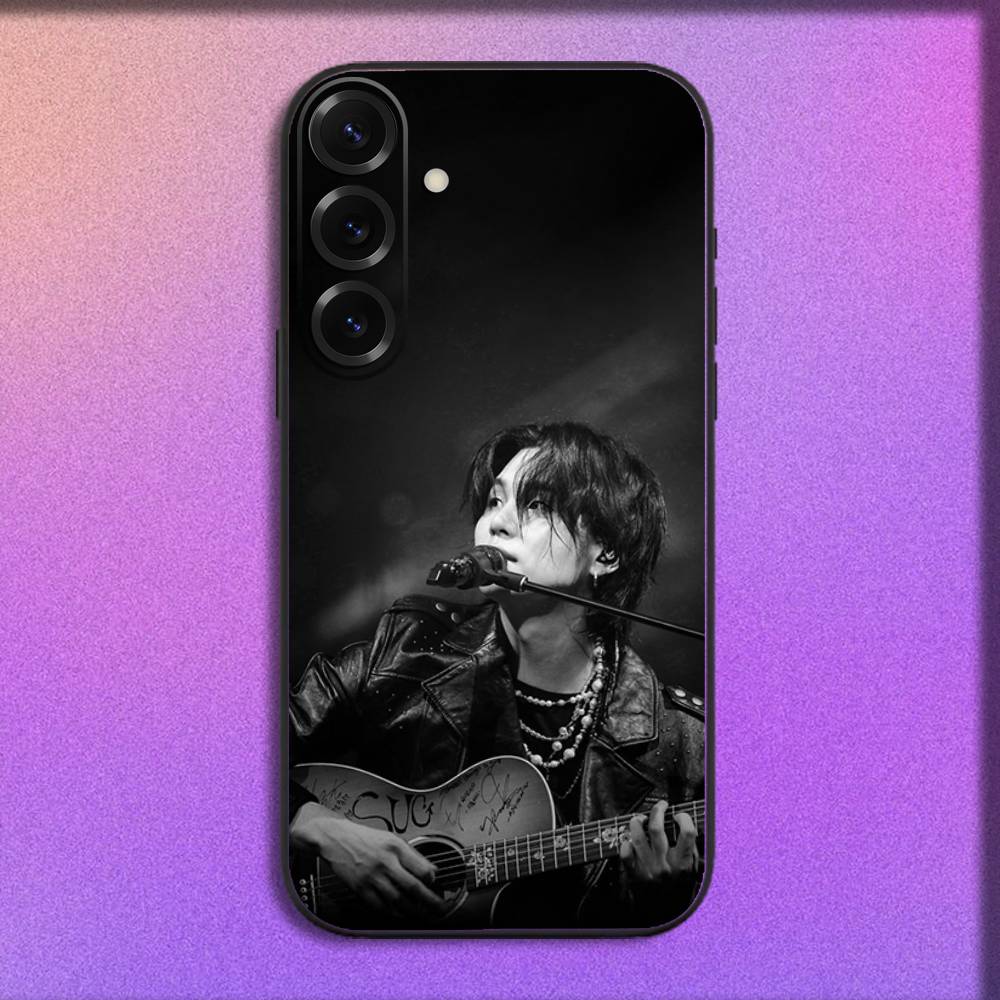 Чехол для телефона singer A-Agust D M-Min Yoongi для Samsung S25,S24,S21,S22,S23,S30,Ultra,S20,Plus,Fe,Lite,5G Черный чехол