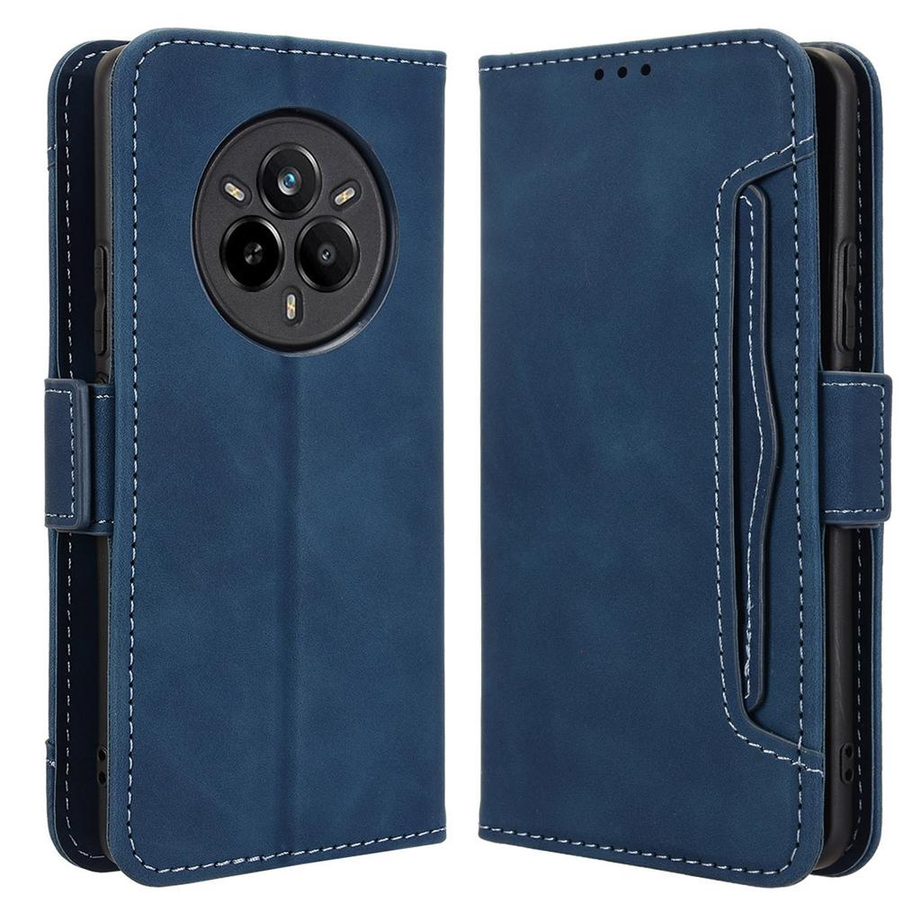 For Realme 14 Pro 5G Leather Case Phone Wallet Cover with Multiple Card Slots