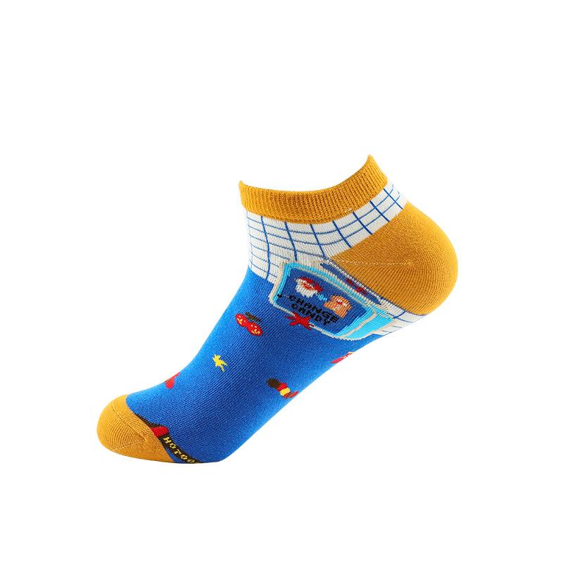 Мужские весенне-летние носки-лодочки нового стиля, уличные, хип-хоп, спортивные, с низкой посадкой, невидимые