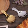 Salt Spoon Mini Sugar Spice Spoons Short Handle Round Head Stainless Steel Spoon Tea Coffee Scoop Spoons For Kitchen Accessories