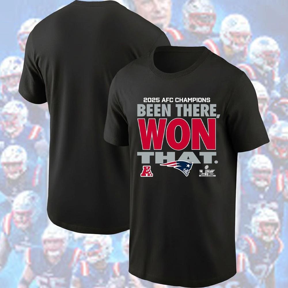 Patriot 2025 AFC Conference Champions Been There Won That T-Shirt S-5XL Unisex T-Shirt