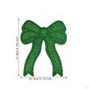 Bow Embroidered Patches Iron on Novelty Portable Diy Sew Decorative Appliques for Jeans
