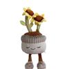 Sunflower Plush Toy With Pp Cotton Filling For Bedroom Decor And Gift For Women