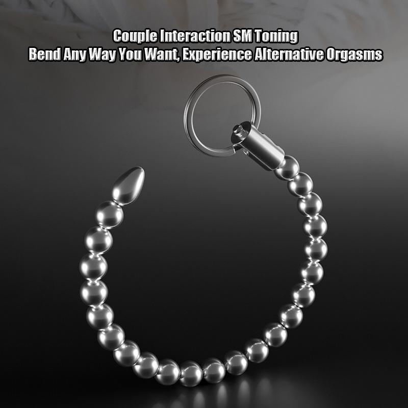 Нержавеющая сталь уретральные звуковые расширители пенисная пробка вставка стимуляция катетер бусины мужской мастурбатор секс-игрушки для мужчин