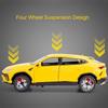 1:24 URUS Металлическая литая модель автомобиля Игрушки Оттяни назад Звук Свет Двери открываются Амортизация Украшение Модели транспортных средств Детский подарок