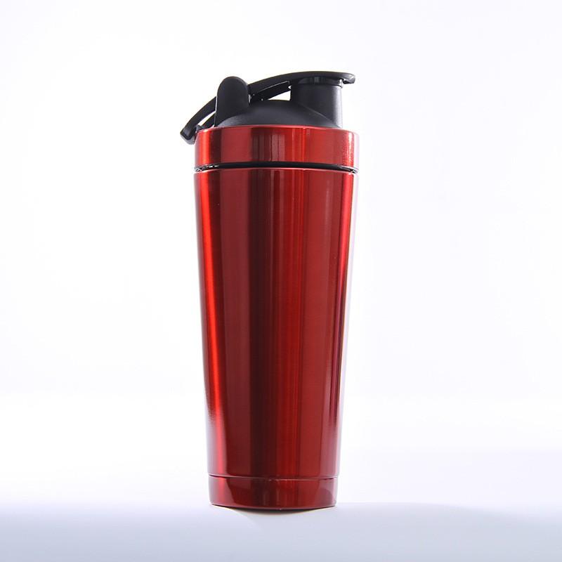Premium Double Wall Stainless Steel Insulated Shaker Bottle 26oz Gym Fitness Sports
