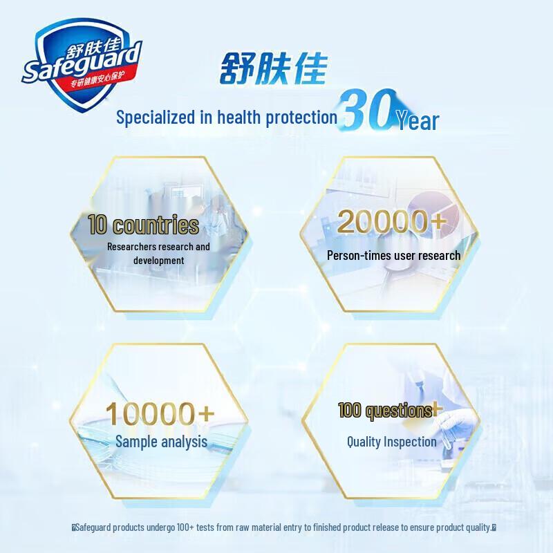 Гель для душа Safeguard Здоровая защита, 3 шт. (Ассорти ароматов)
