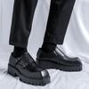 Модная горячая распродажа Черные мужские кожаные туфли на толстой подошве Роскошный дизайнерский стиль ПЛАТЬЕ деловая вечеринка Модная взрослая повседневная трендовая обувь