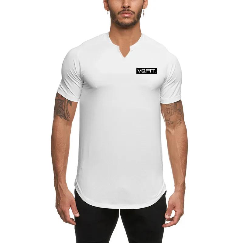 Muscleguys Удобные дышащие мужские спортивные футболки для фитнеса, летняя повседневная одежда для бега на открытом воздухе, мягкая и бесследная