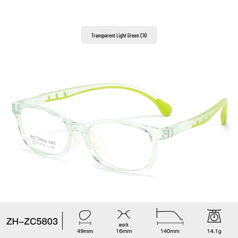 Comfortable Soft Silicone Nose Pads PPSU Eyeglass Frames for Kids, Men, Women – Myopia-Compatible