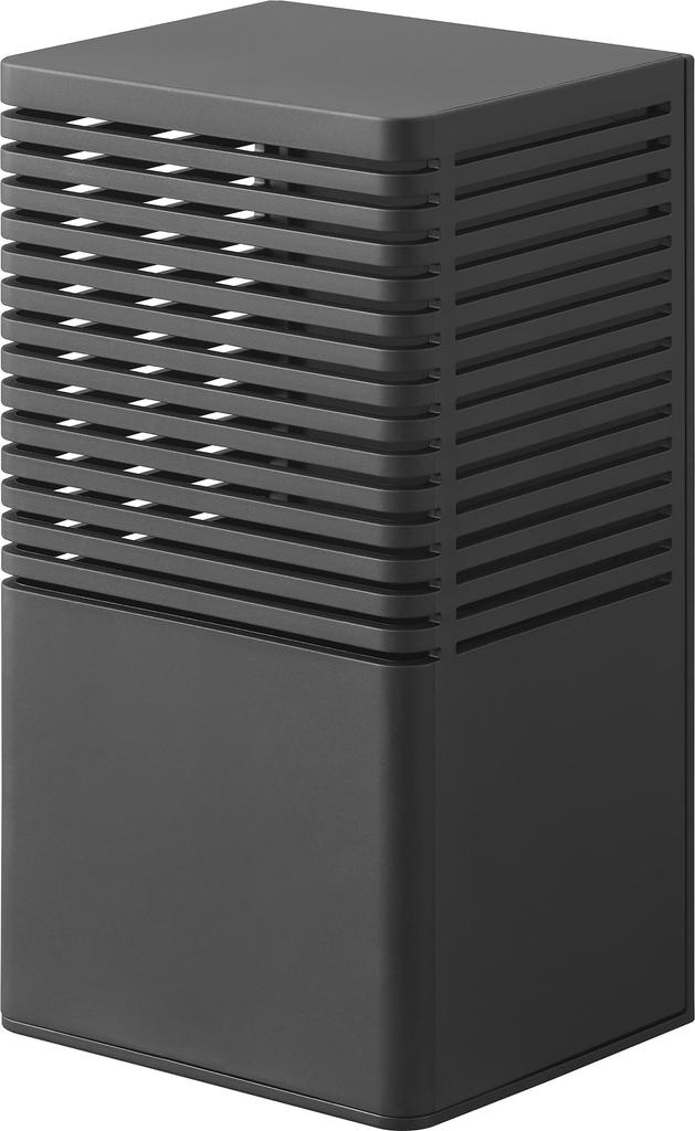 Yamazaki Jitsugyo [Gypsum Board Tweezers and Wood Screws Included] Deodorant Case for Plaster Board Walls, L Black, Approx. W11 X D9.5 X H20.3cm