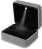 Jewelry Gift Box 6*5*3.8cm Led Light Ring Box Ring Box Holder Material: Velvet For Wedding Ceremony Proposal Gift For Couples