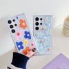 Прозрачный чехол для телефона с цветочным рисунком для Samsung Galaxy S24 S23 S22 Plus Note 20 Ultra S21 S20 FE, силиконовая мягкая задняя крышка из ТПУ