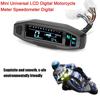 Motorcycle Speedometer Meter Universal Lcd Digital Odometer Counter Motorbike Tachometer Fuel Meter