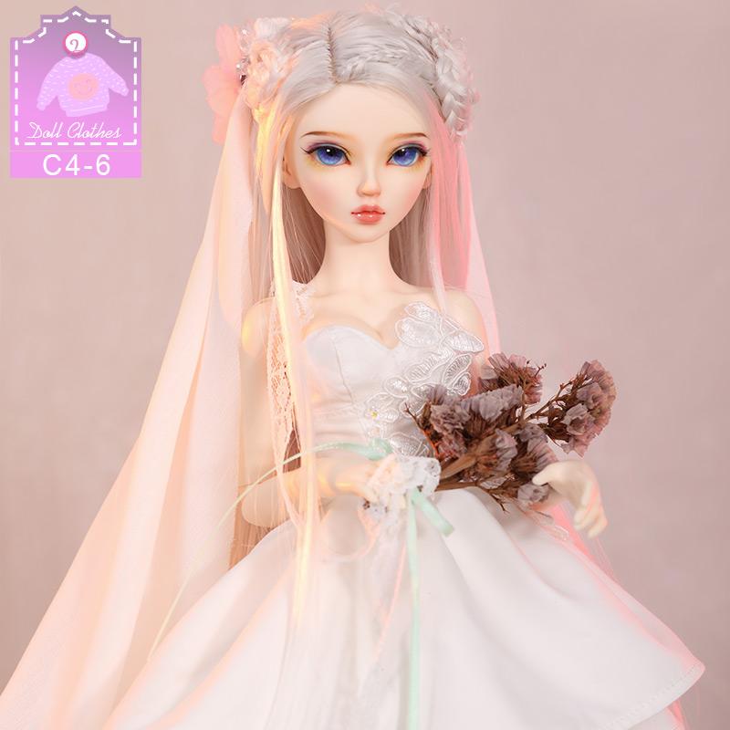 Одежда для BJD 1/4 Одежда для девочки LDS Cai #4 обхват груди Платье BJD Красивые аксессуары для кукол для женского тела Платье размера MSD