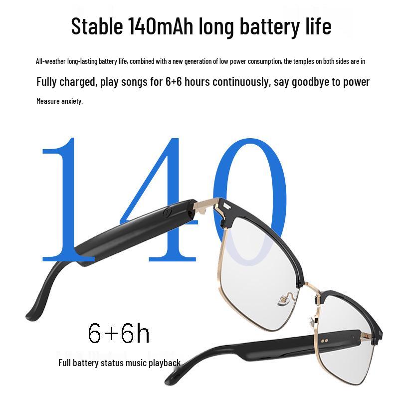 Smart AI Bluetooth Glasses GS13: Photochromic Metal Fashion with High-End Translation Features